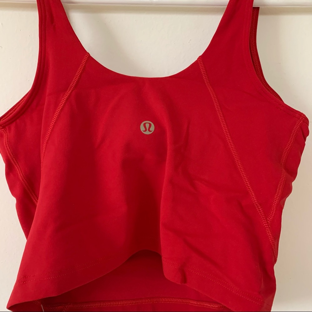 lululemon Lunar New Year Align Tank Top Dark Red Gold Size 4 New NWT - Picture 7 of 16